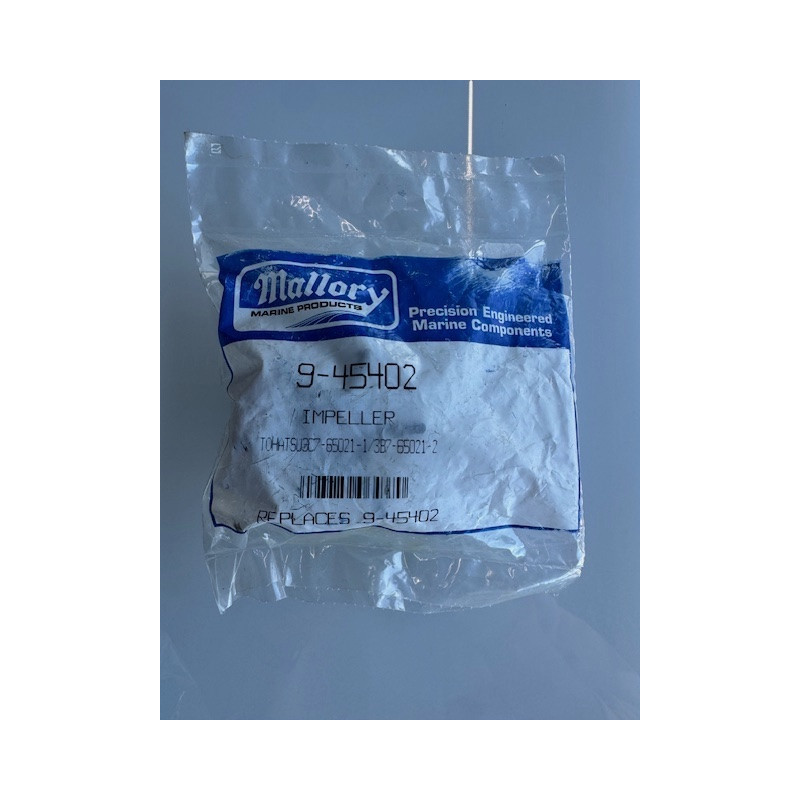 Impeller Mallory 9-45402 – Tohatsu 3B7-65021-1 / 3B7-65021-2