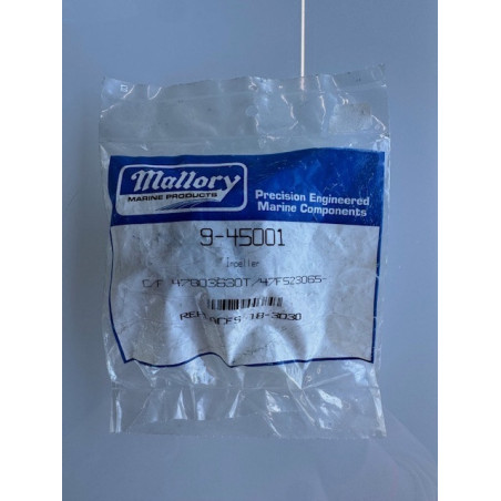 Impeller Mallory 9-45001 – Chrysler / Force F478065 / 47F52065 – Remplace 18-3305