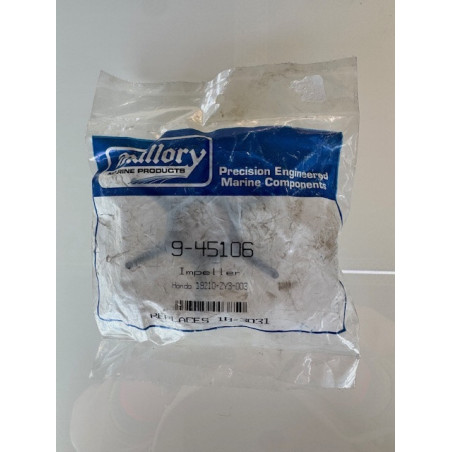 Impeller Mallory 9-45106 – Honda 19210-ZY3-003 – Remplace 18-3031