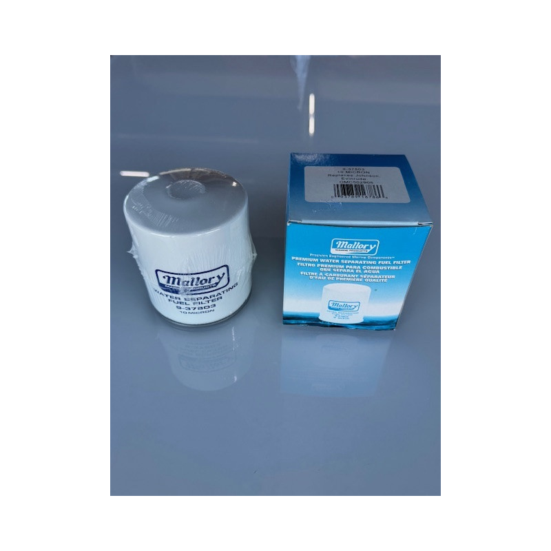Cartouche filtre à carburant Mallory 9-37803 Johnson Evinrude OMC