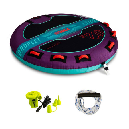 Jobe Droplet Towable Package 2P – Bouée tractée avec corde et pompe